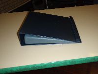 The compact folder containing the wedge and block for easy carrying